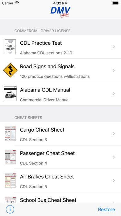 Alabama CDL Test Prep Screenshot