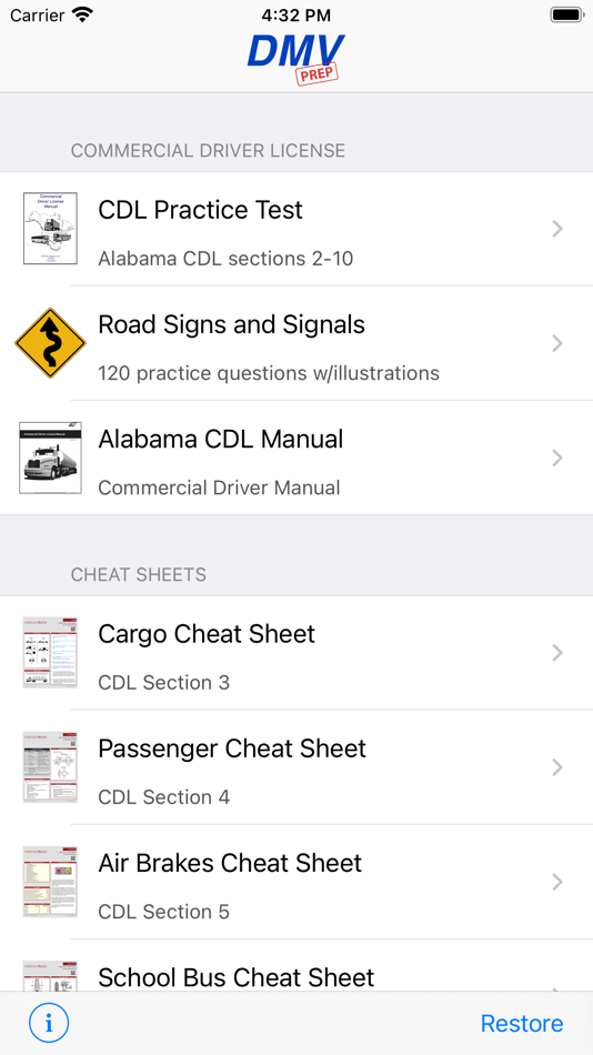 Alabama CDL Test Prep - 6.0 - (iOS)
