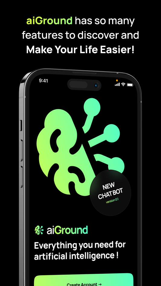 #2. aiGround - Chatbot (iOS) 由: Melih Cesur