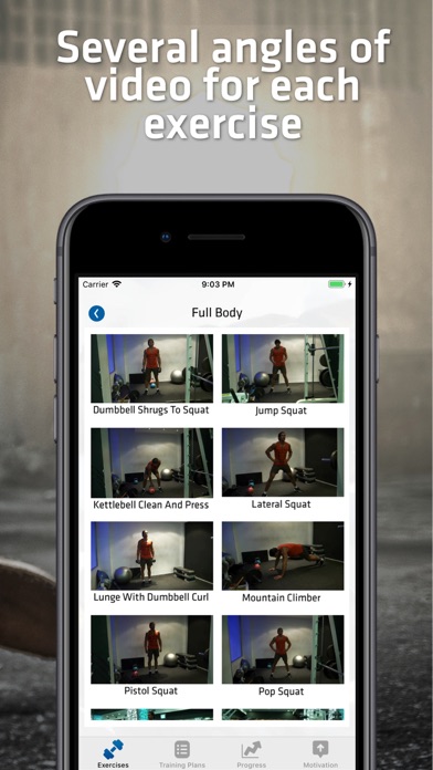 Men's Home Workouts Screenshot