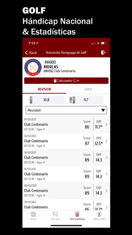 Game screenshot Paraguayan Golf Association hack