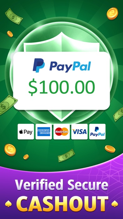 Spider Solitaire - Win Cash Screenshot