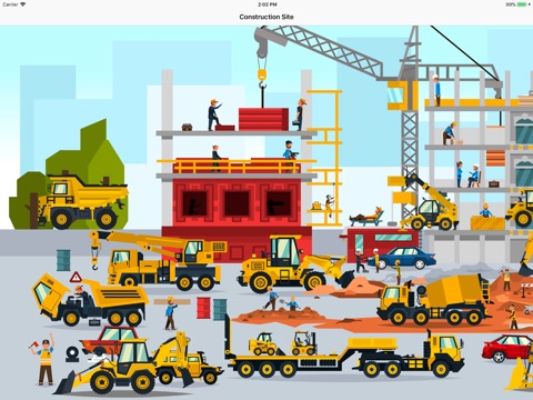 Construction Site - Vehiclesのおすすめ画像2