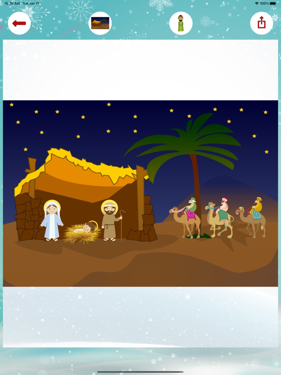 Christmas Tree and Snowman iPad screenshot 8 - Entertainment app