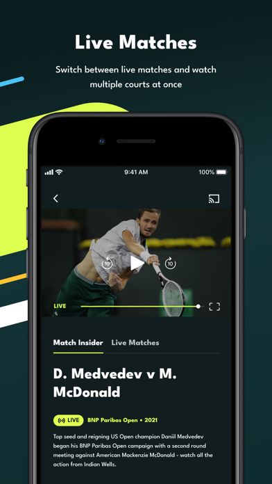 Tennis TV - Live Streamingスクリーンショット