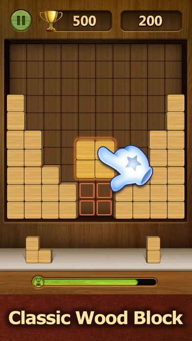 Screenshot #3 pour 3D Wood Block Puzzle : Hexa!