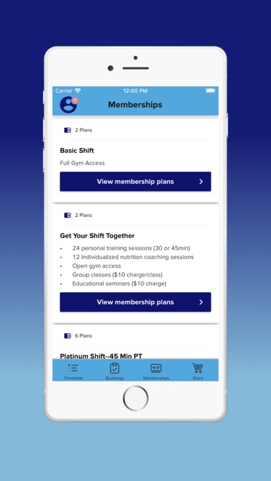 ShiftFitness Nutrition Mindset Screenshot
