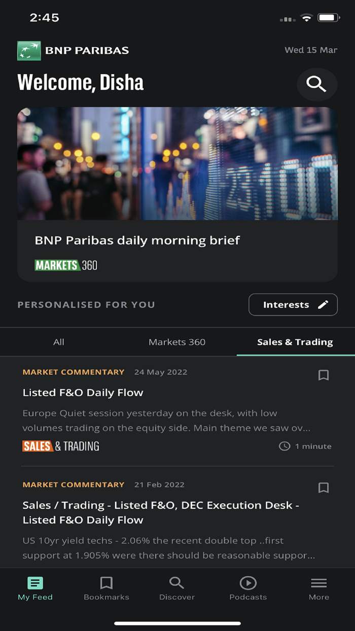 BNP Paribas Global Markets