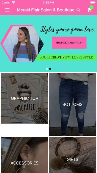 Meraki Flair Salon & Boutique Screenshot