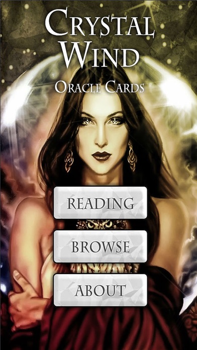 Crystal Wind Oracle Cards Lite Screenshot