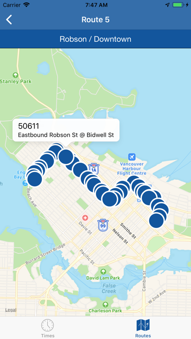 Vancouver Transit (Live Times) Screenshot 4 - AppWisp.com Vancouver Transit (Live Times) Screenshot 4 - AppWisp.com