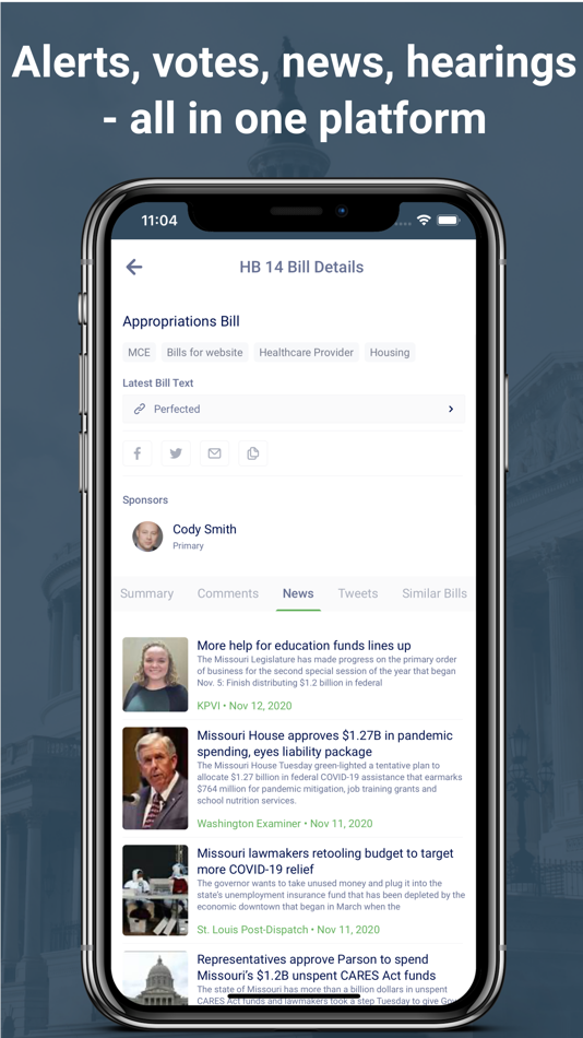 #3. FastDemocracy - Bill Tracker (iOS) Με: FastDemocracy Corp.