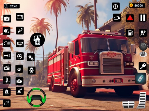 消防車ゲーム - 消防士ゲム - 911警官 パトカーゲームのおすすめ画像2