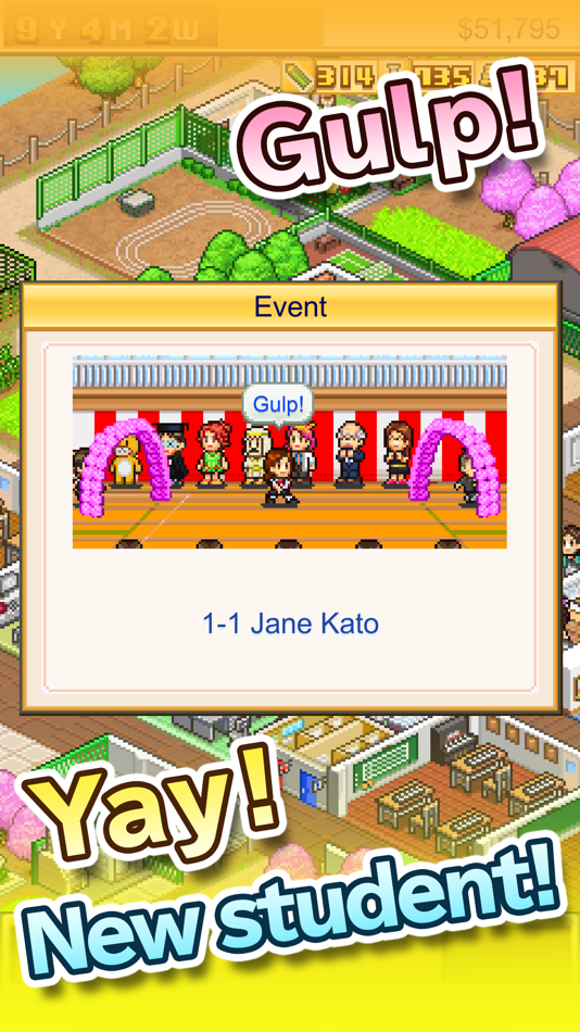 #2. Pocket Academy ZERO (iOS) 由: Kairosoft Co.,Ltd