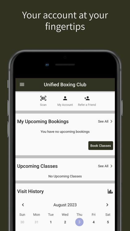 Boxing Club Member App