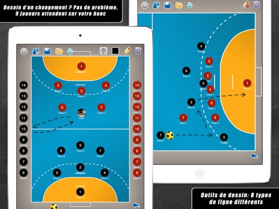 Screenshot #5 pour Planche Tactique: Handball++