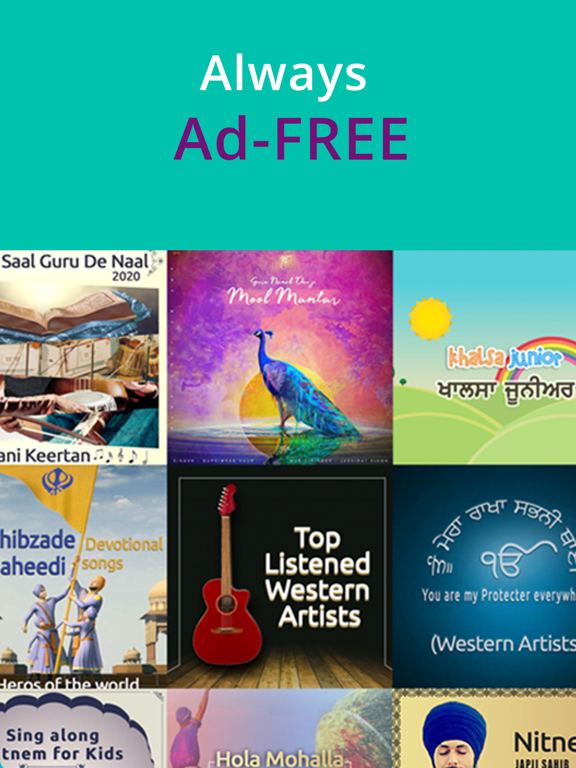 SikhNet Play iPad screenshot 4 - Music app