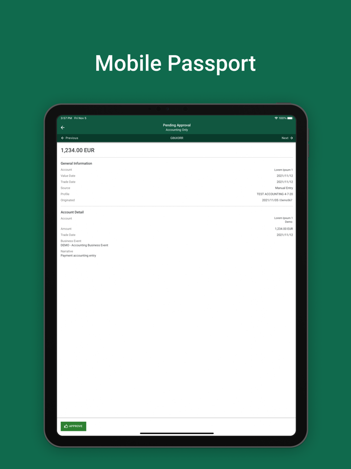 Institutional Passport