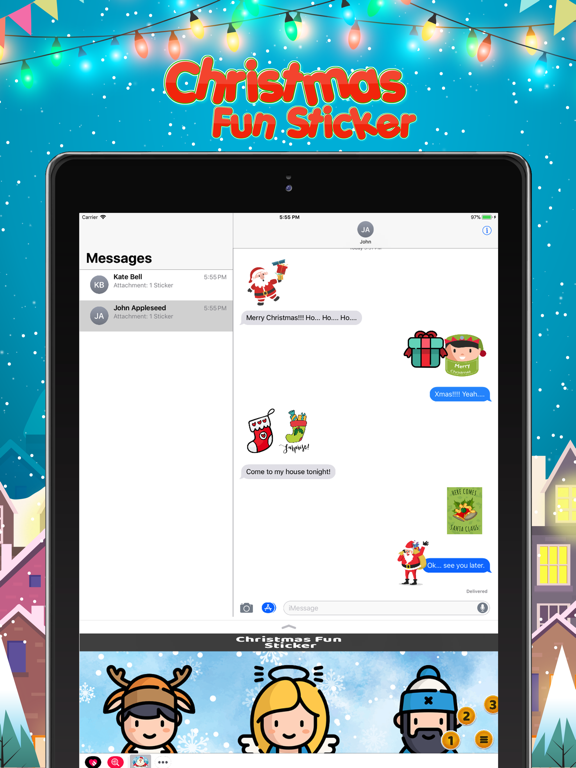 Screenshot #4 pour Christmas Fun Sticker