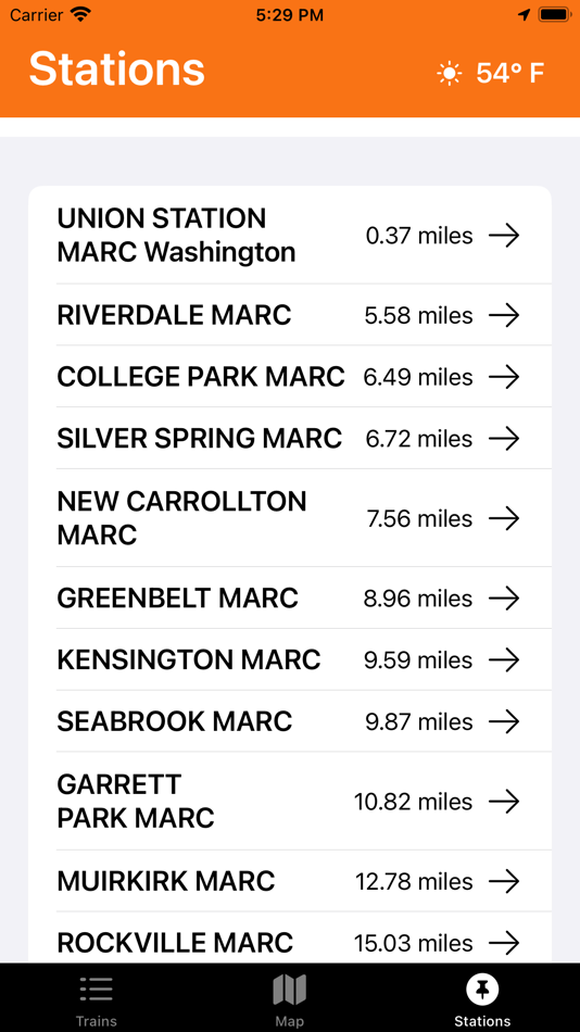 #3. MarcMap: Track MARC Trains (iOS) 由: Quinn Patwardhan