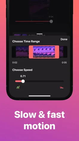 Game screenshot Slow Motion Video Speed Editor apk