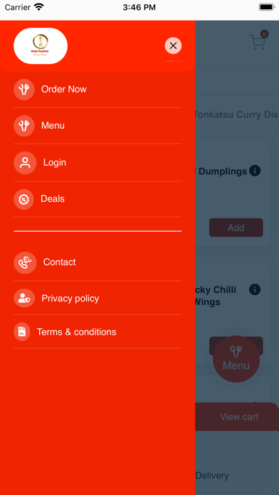 Asia fusion street food Screenshot
