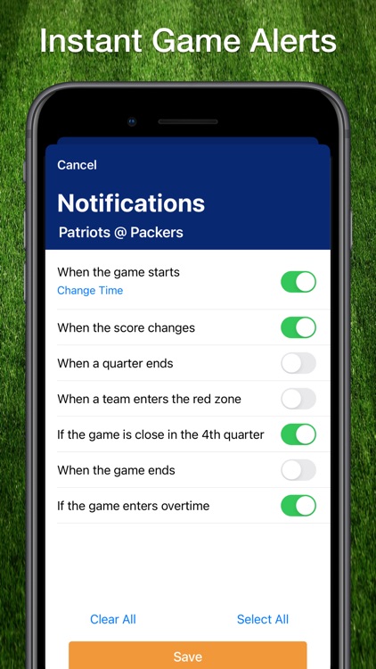 Scores App: For NFL Football