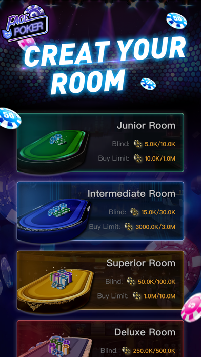 Face Poker - Live Texas Holdem Screenshot