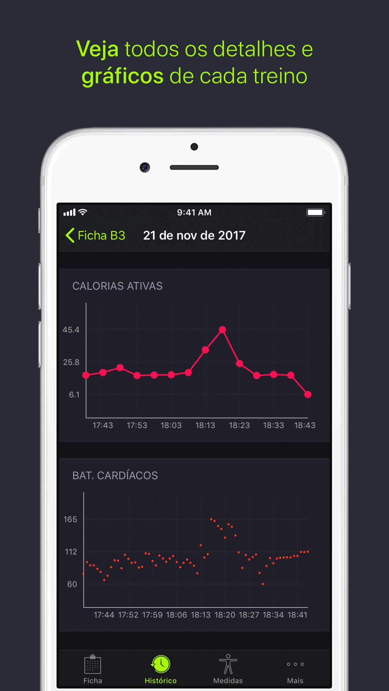 Screenshot do app SmartGym: com Treinos em Casa