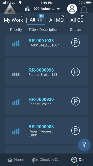 Screenshot 2 of Panasonic's Asset Management App
