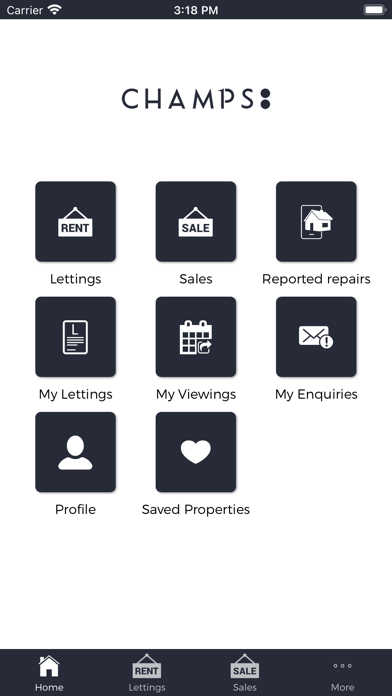 CHAMPS Estate Agents Screenshot