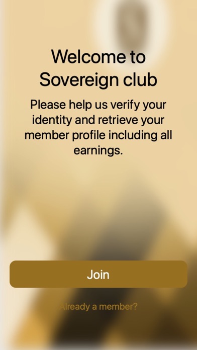 Sovereign Rewards Club Screenshot
