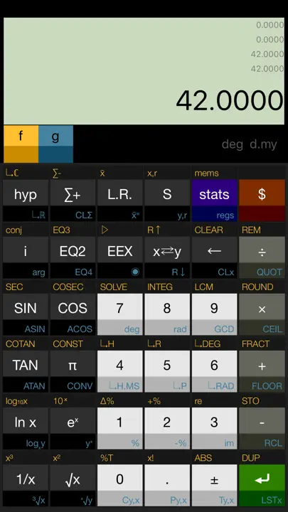 My RPN Calc iPhone-skjermbilde 6