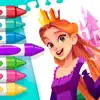 Paint Princess - Coloring Book delete, cancel