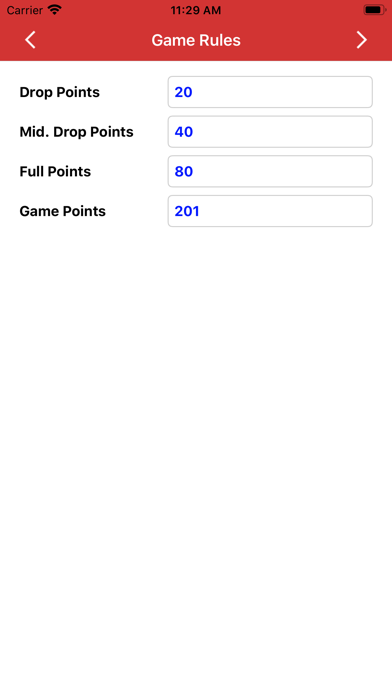 Rummy Scores Screenshot