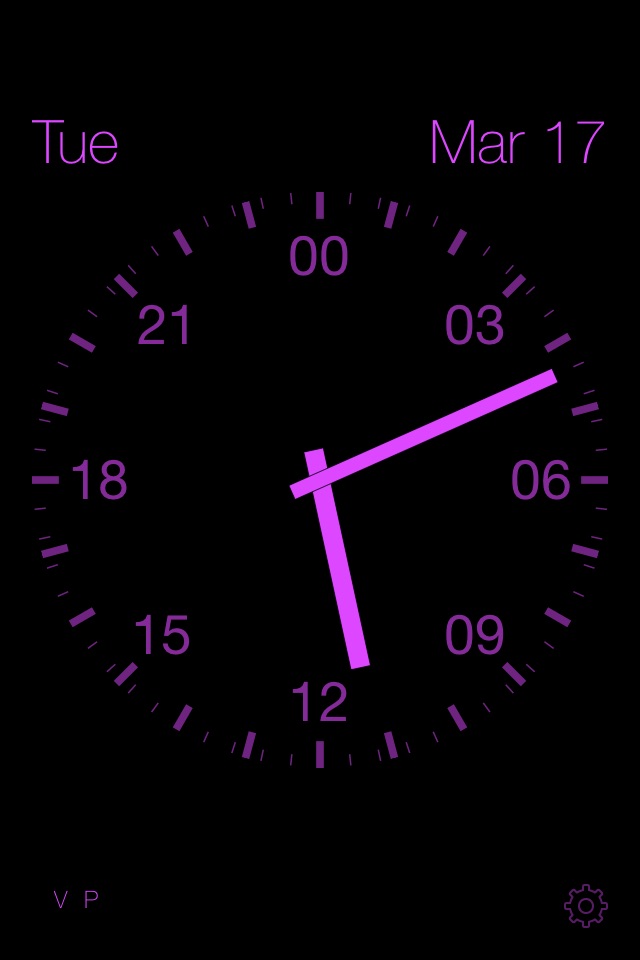 Disappearing Bedside Clock screenshot 4