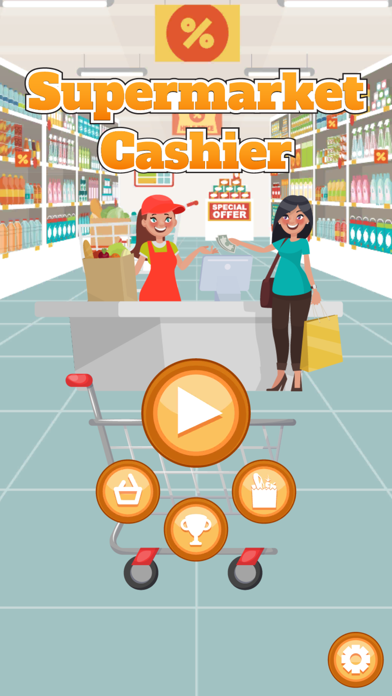 Supermarket Cashier Money Game screenshot 1