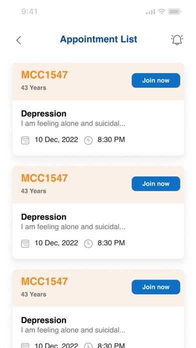 TherapistApp Screenshot