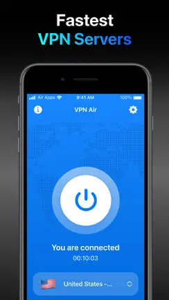 VPN Air - Unlimited Proxy iPhone image 3