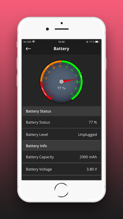 CPU Monitor - RAM,OS & Battery Screenshot