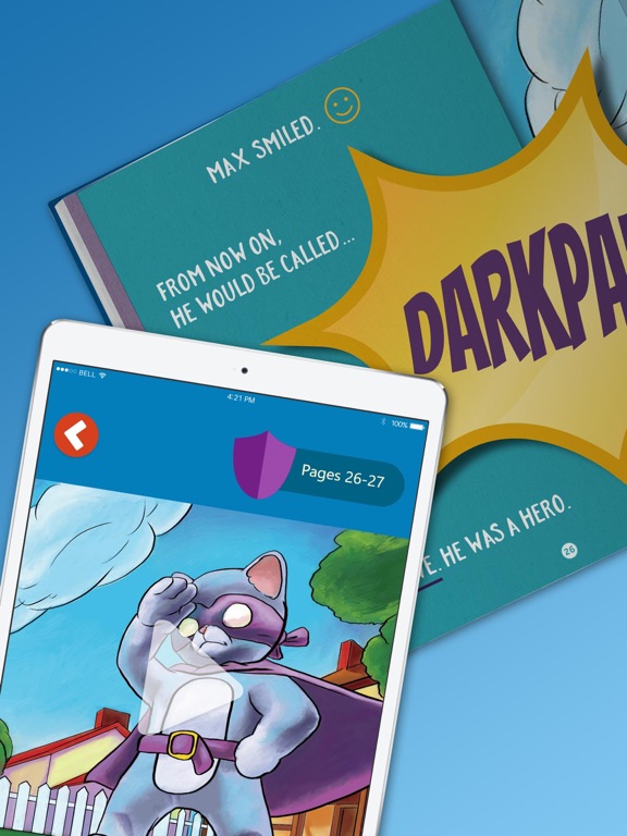 Hero Pals iPad screenshot 1 - Book app