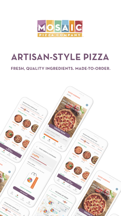Mosaic/Artisan Pizza Company Screenshot