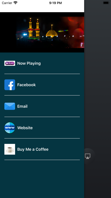Shia Radio Screenshot