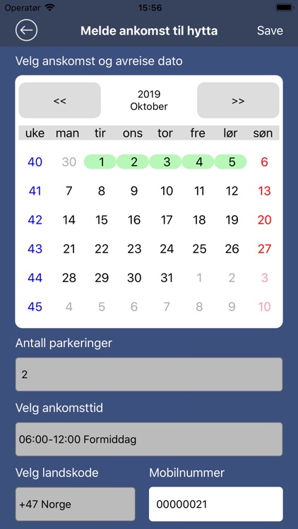 Hyttetjenester Appen screenshot-3