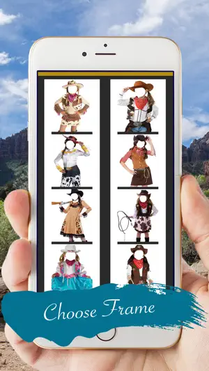 Kids Cowgirl Photo Montage screenshot 3