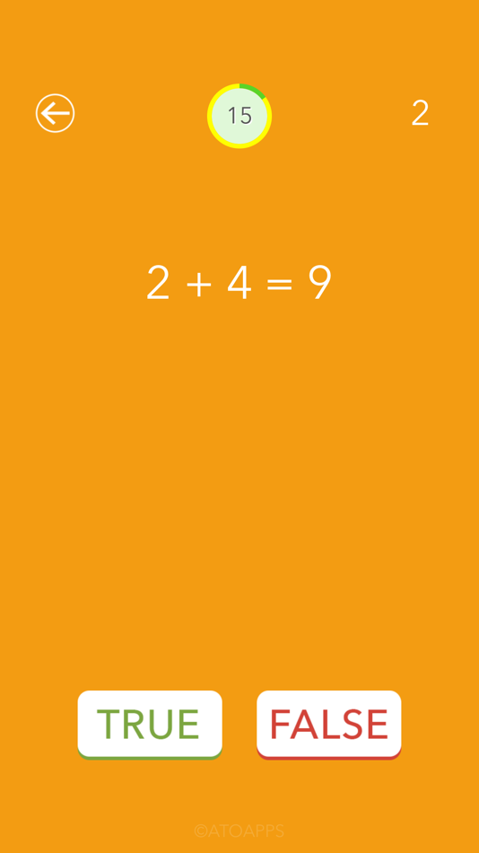 #3. 1s Speed Math (iOS) 由: Atoapps