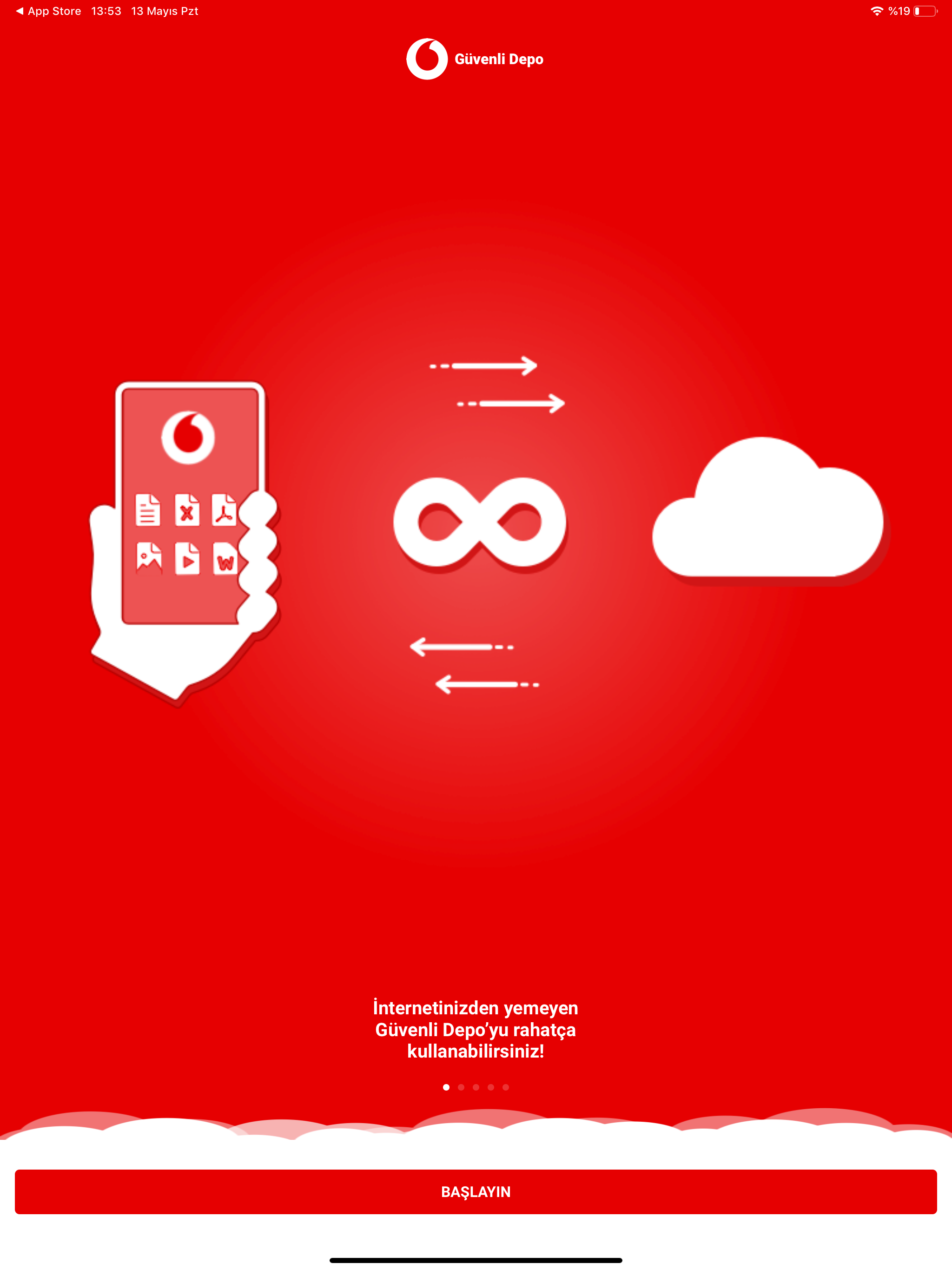 Vodafone Güvenli Depo