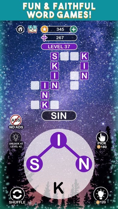 Biblescapes: Bible Word Puzzle Screenshot