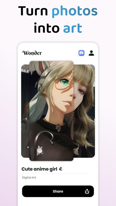 Wonder - AI Art Generator para iPhone - Download