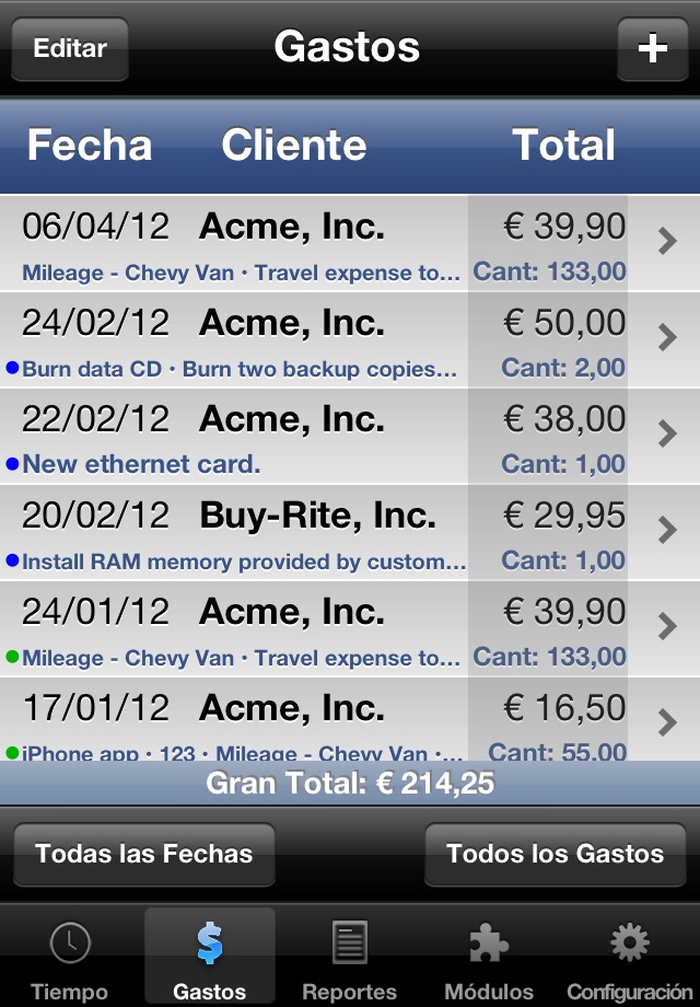 Time Master + Billing screenshot 3